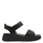 Γυναικεία Ανατομικά Δερμάτινα Πέδιλα Tamaris Comfort 8-88720-44 001 Μαύρο