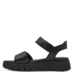 Γυναικεία Ανατομικά Δερμάτινα Πέδιλα Tamaris Comfort 8-88720-44 001 Μαύρο