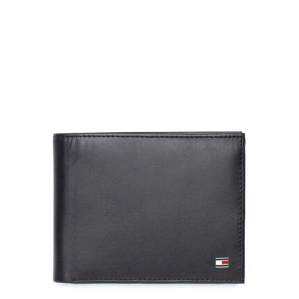 Ανδρικό Πορτοφόλι Tommy Hilfiger Eton Trifold AM0AM00657 002 Μαύρο