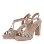 Γυναικεία Πέδιλα Seven 7M5199-140 Πλατίνα Glitter W4700599579C