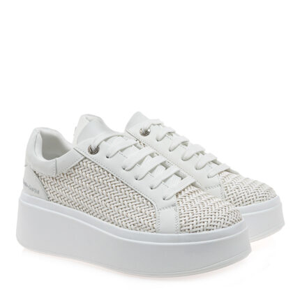 Γυναικεία Sneakers Renato Garini 88-61RG27 Λευκό Πλεκτό W119R027326M