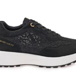 Γυναικεία Sneakers Renato Garini 418-52RG27 Μαύρο Καστόρι Δαντέλα W119R41833X1