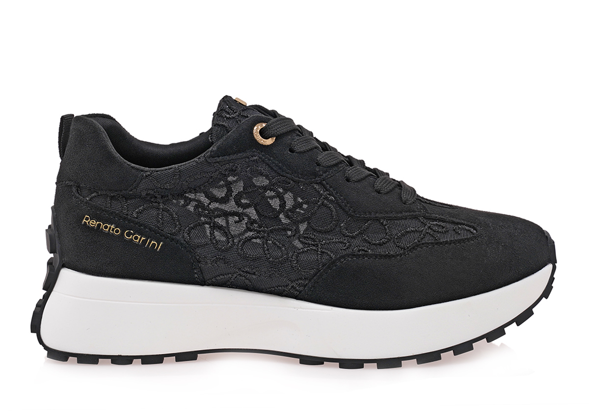 Γυναικεία Sneakers Renato Garini 418-52RG27 Μαύρο Καστόρι Δαντέλα W119R41833X1 Γυναικεία Sneakers Renato Garini 418-52RG27 Μαύρο Καστόρι Δαντέλα W119R41833X1