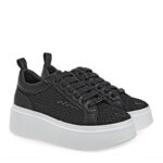 Γυναικεία Sneakers Renato Garini 88-61RG05C Μαύρο Φιλιτρέ Στρας W119R61539E0