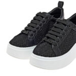 Γυναικεία Sneakers Renato Garini 88-61RG05C Μαύρο Φιλιτρέ Στρας W119R61539E0