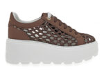 Γυναικεία Sneakers Renato Garini 2201-61RG01 Καφέ Πλεκτό W119R6113419