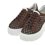 Γυναικεία Sneakers Renato Garini 2201-61RG01 Καφέ Πλεκτό W119R6113419