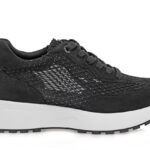 Γυναικεία Sneakers Renato Garini 418-52RG27 Μαύρο Φιλιτρέ Στρας W119R41739E0