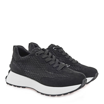 Γυναικεία Sneakers Renato Garini 418-52RG27 Μαύρο Φιλιτρέ Στρας W119R41739E0