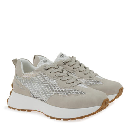 Γυναικεία Sneakers Renato Garini 418-52RG27 Off White Φιλιτρέ Στρας W119R41734V4