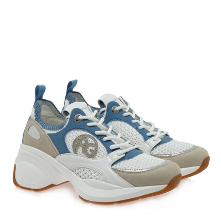 Γυναικεία Sneakers Renato Garini 2362-61RG50 Λευκό Σιέλ W119R6503481