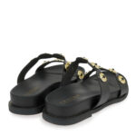 Γυναικεία Flat Σανδάλια Seven SVN!75250-Z5 Μαύρα W439W5052001