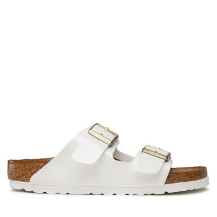 Γυναικεία Ανατομικά Σανδάλια Birkenstock Classic Arizona Narrow Fit 1005294 Patent White