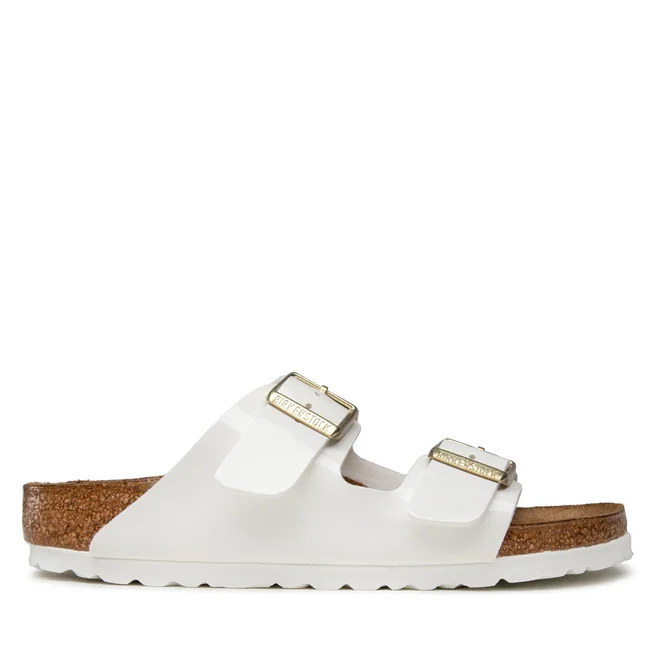 Γυναικεία Ανατομικά Σανδάλια Birkenstock Classic Arizona Narrow Fit 1005294 Patent White