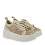 Γυναικεία Sneakers Renato Garini 88-61RG05C Μπεζ Φιλτιρέ Στρας W119R61534K5