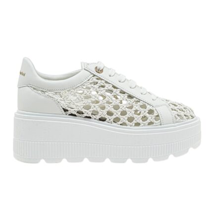 Γυναικεία Sneakers Renato Garini 2201-61RG01 Λευκό Πλεκτό W119R611326M