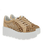 Γυναικεία Sneakers Renato Garini 2201-61RG01 Μπεζ Πλεκτό W119R6113586