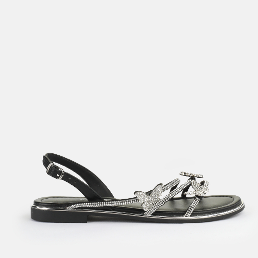 Γυναικεία Σανδάλια Buffalo Kira Snd Butterfly BN1601284 Black/Silver Γυναικεία Σανδάλια Buffalo Kira Snd Butterfly BN1601284 Black/Silver