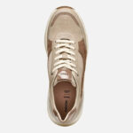 Γυναικεία Ανατομικά Δερμάτινα Sneakers Geox Spherica D65WAB 02285 C5288 Μπεζ/Καφέ