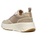 Γυναικεία Ανατομικά Δερμάτινα Sneakers Geox Diamanta D66UFA 09B22 C0084 Μπεζ