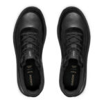 Ανδρικά Ανατομικά Δερμάτινα Sneakers Geox Spherica Plus U56MPA 08522 C9999 Μαύρα