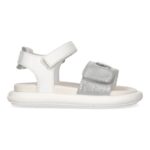 Παιδικά Πέδιλα Calvin Klein Κορίτσι V3A2-80496-1598 X059 Ασημί/Λευκό (24-29)