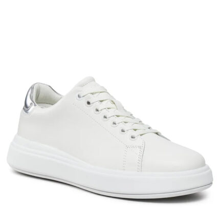 Γυναικεία Δερμάτινα Sneakers Calvin Klein HW0HW02005 0K6 Λευκά