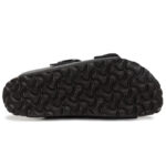 Γυναικεία Δερμάτινα Ανατομικά Σανδάλια Birkenstock Arizona Big Buckle 1011075 Μαύρα Narrow Fit