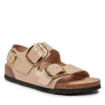 Γυναικεία Ανατομικά Δερμάτινα Σανδάλια Birkenstock Milano 1026484 Μπεζ Narrow Fit