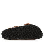Γυναικεία Ανατομικά Δερμάτινα Σανδάλια Birkenstock Milano 1026484 Μπεζ Narrow Fit