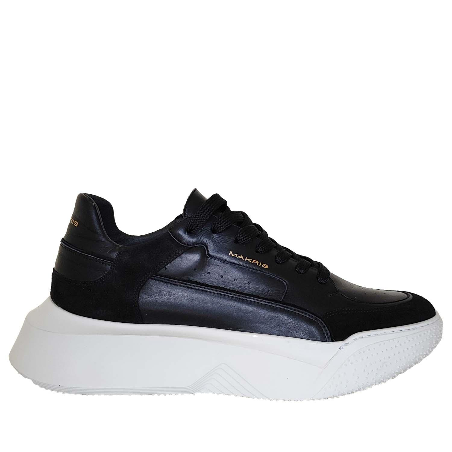Ανδρικά Sneakers Makris X24 Μαύρα Ανδρικά Sneakers Makris X24 Μαύρα