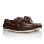 Ανδρικά Δερμάτινα Μοκασίνια Timberland Classic Boat TB174035 214 Καφέ