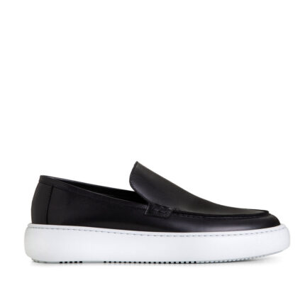Ανδρικά Δερμάτινα Loafers Makris L4 Μαύρα