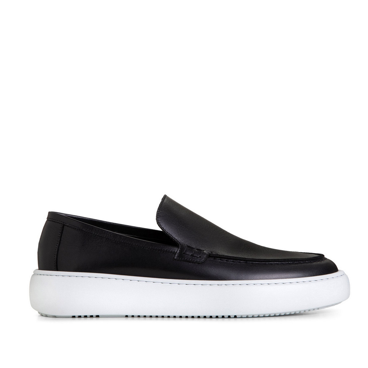 Ανδρικά Δερμάτινα Loafers Makris L4 Μαύρα Ανδρικά Δερμάτινα Loafers Makris L4 Μαύρα