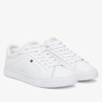 Γυναικεία Δερμάτινα Sneakers Tommy Hilfiger FW0FW08815-YBR Λευκά