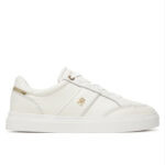 Γυναικεία Δερμάτινα Sneakers Tommy Hilfiger FW0FW09600-YBL Λευκά