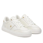 Γυναικεία Δερμάτινα Sneakers Tommy Hilfiger FW0FW09600-YBL Λευκά