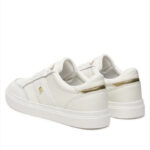Γυναικεία Δερμάτινα Sneakers Tommy Hilfiger FW0FW09600-YBL Λευκά