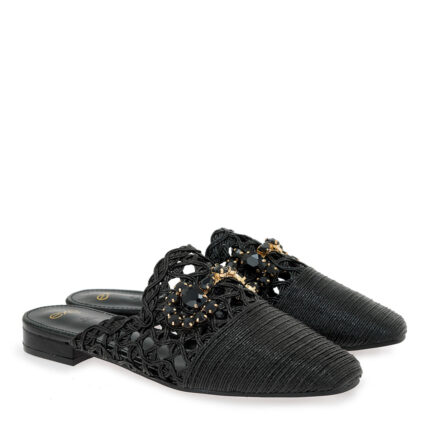 Γυναικεία Mules Exe 23008-A2 Μαύρο W439W3821001