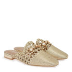 Γυναικεία Mules Exe 23008-A2 Πλατίνα W439W3821L46