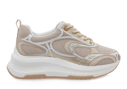 Γυναικεία Sneakers Renato Garini 2315-52RG56 Πλατίνα Μπεζ W119R356376J