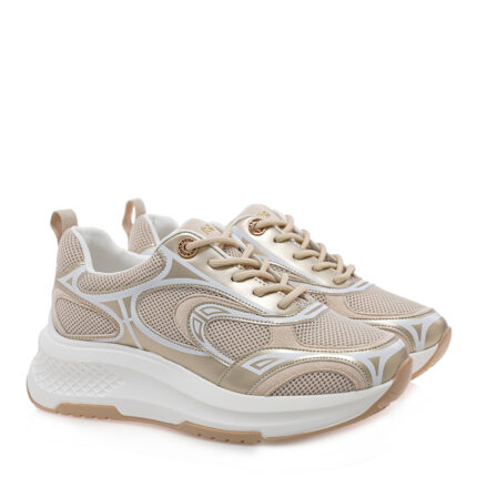 Γυναικεία Sneakers Renato Garini 2315-52RG56 Πλατίνα Μπεζ W119R356376J